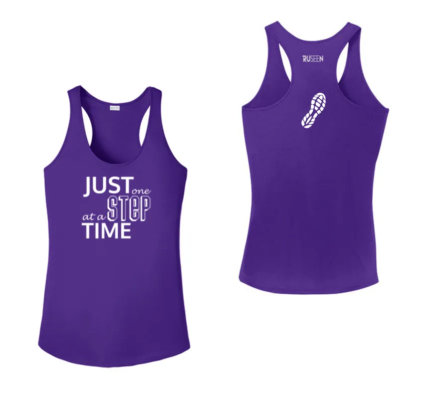 Women's Reflective Tank Top - Just One Step at a Time