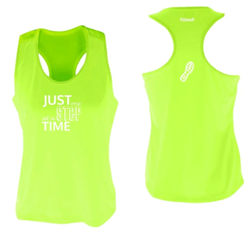 Women's Reflective Tank Top - Just One Step at a Time