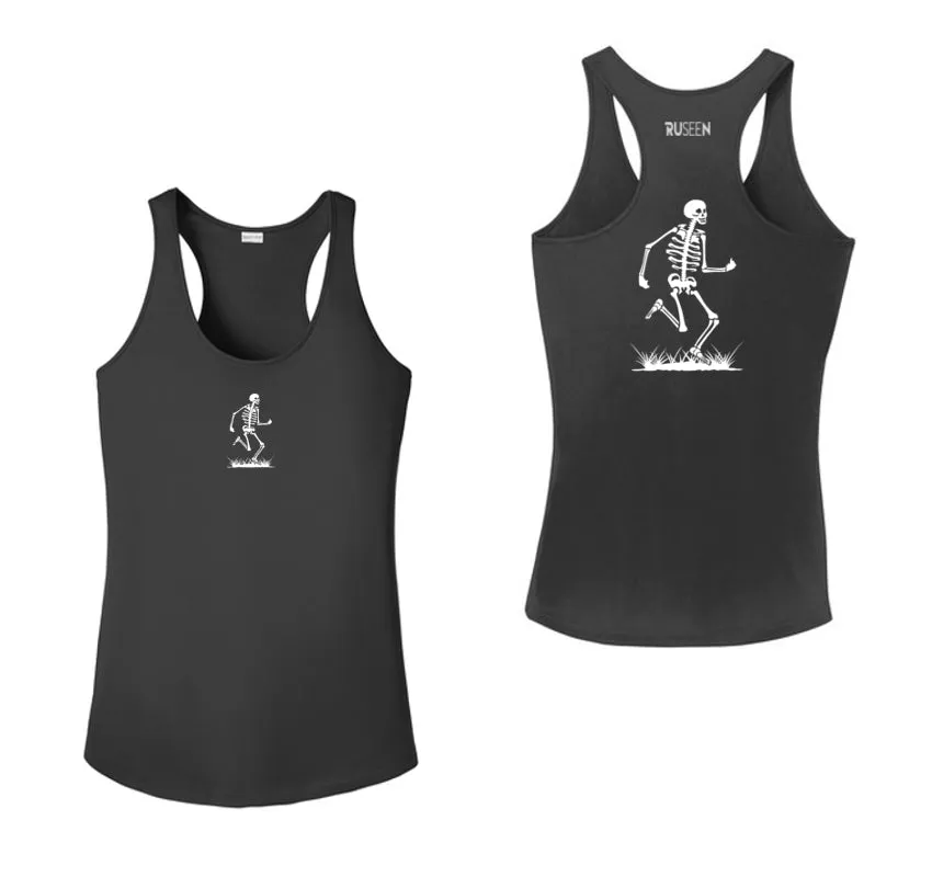 Women's Reflective Tank Top - Skeleton