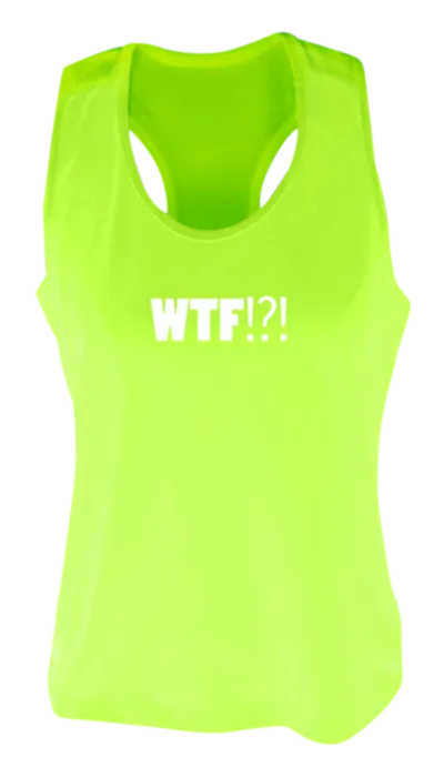 Women's Reflective Tank Top - Where's the Finish?