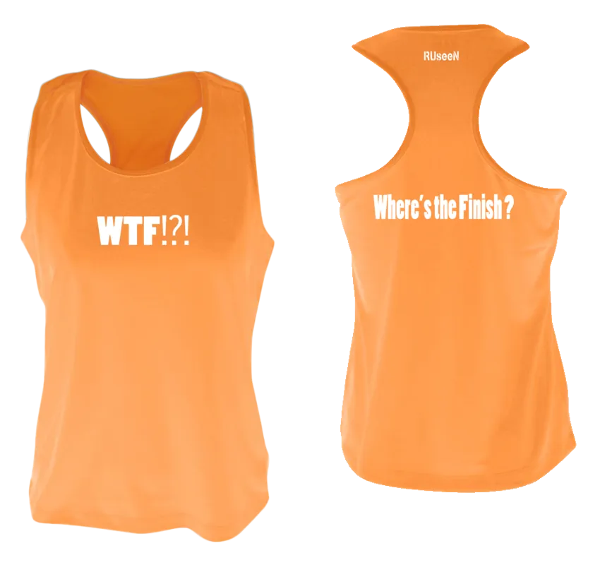 Women's Reflective Tank Top - Where's the Finish?