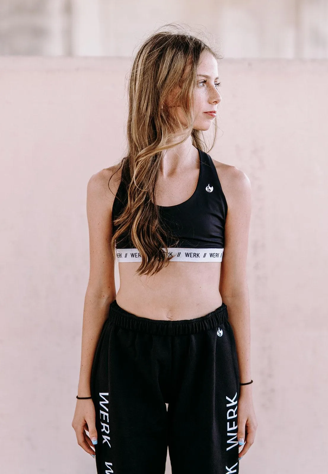 Youth Werk Black Bra Top